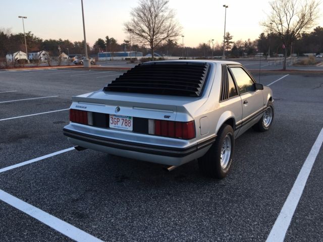1982 Silver Ford Mustang Hatchback