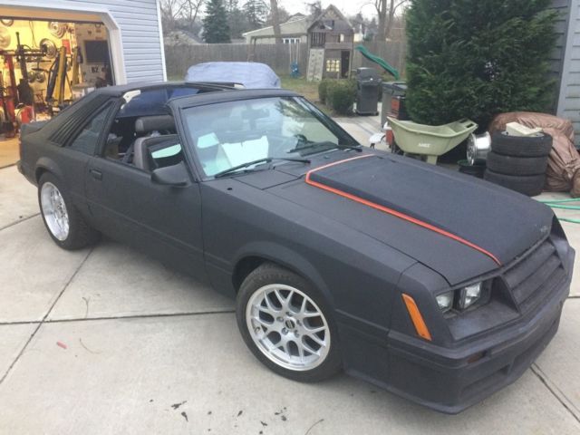 1982 Black Ford Mustang Hatchback