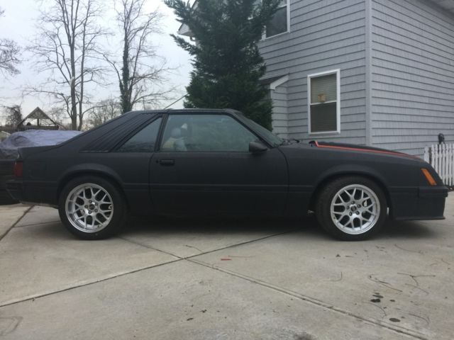 1982 Black Ford Mustang Hatchback