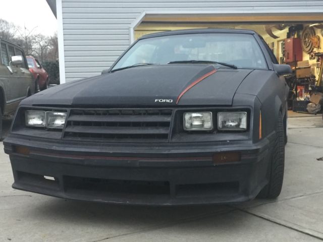 1982 Black Ford Mustang Hatchback