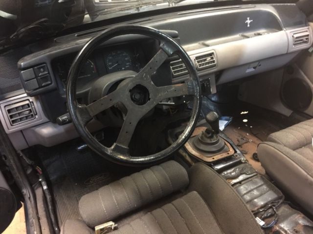 1982 Black Ford Mustang Hatchback