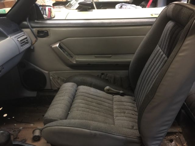 1982 Black Ford Mustang Hatchback