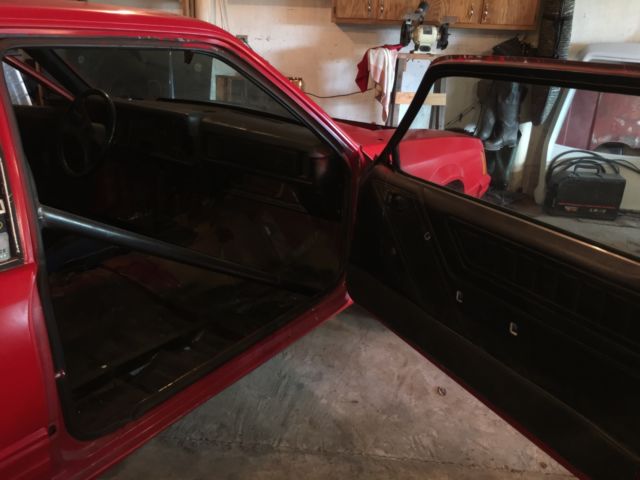 1982 Red Ford Mustang