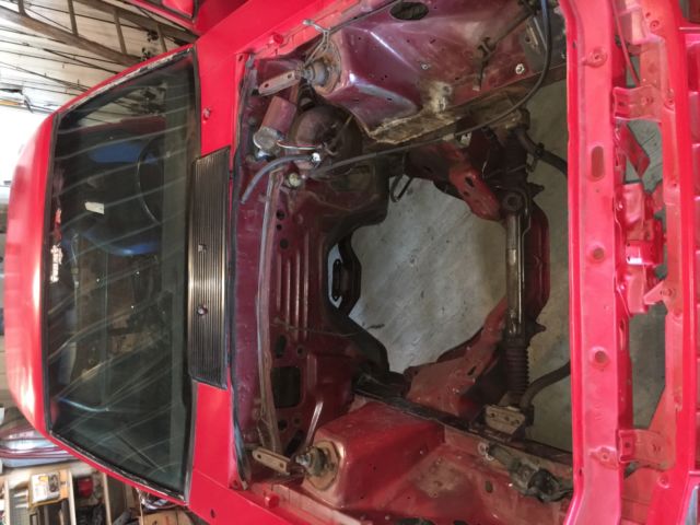 1982 Red Ford Mustang