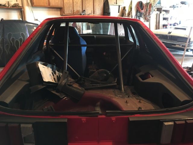 1982 Red Ford Mustang