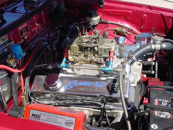 1982 Red Plymouth Pro Street truck