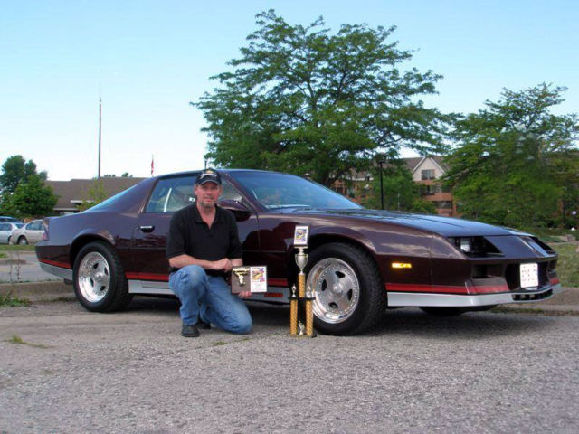 1982 Burgundy Chevrolet Camaro Coupe