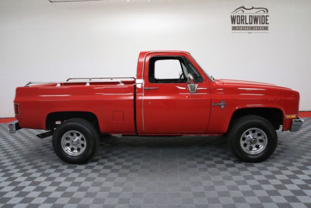 1982 Red Chevrolet K10
