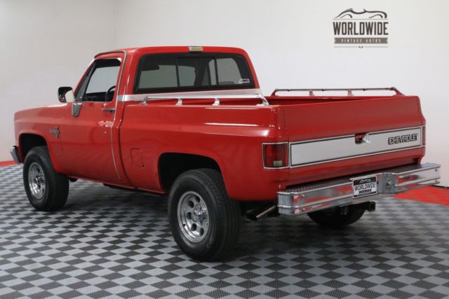 1982 Red Chevrolet K10