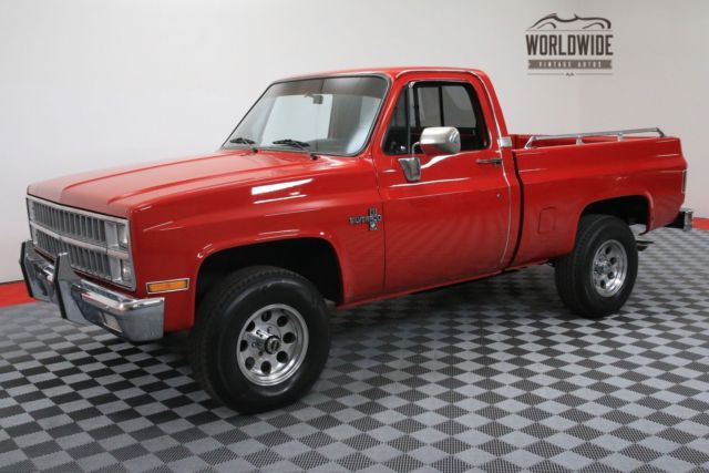 1982 Red Chevrolet K10