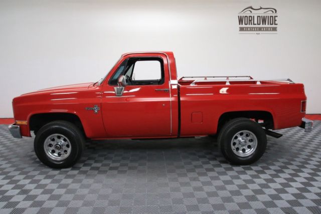1982 Red Chevrolet K10