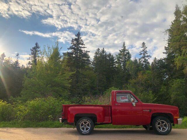 1982 Red Chevrolet C-10 Standard Cab Pickup
