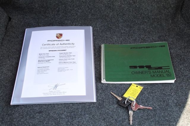 1982 Red Porsche 911 Other