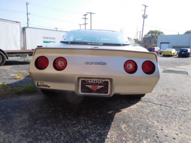 1982 Silver Chevrolet Corvette Coupe
