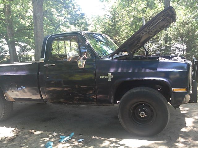 1982 midnight blue Chevrolet C-10 Cab & Chassis