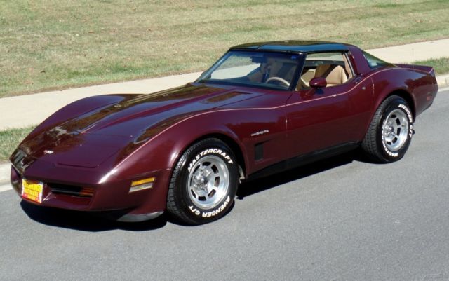 1982 Red Chevrolet Corvette Coupe