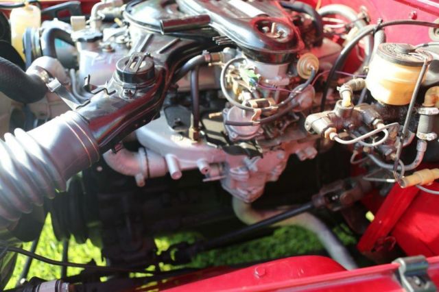 1982 Red Toyota FJ Cruiser