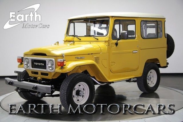1982 Yellow Toyota Land Cruiser SUV