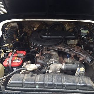 1982 Red Toyota FJ Cruiser