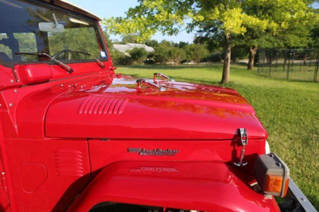 1982 Red Toyota FJ Cruiser