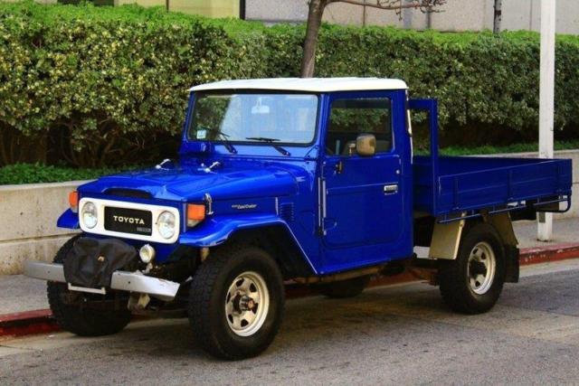 1982 Blue Toyota Land Cruiser Truck