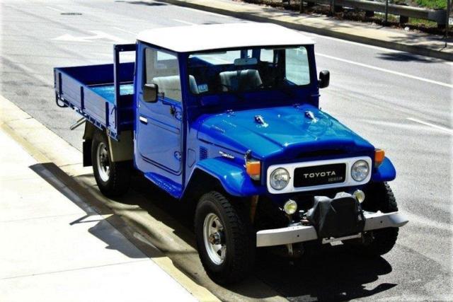 1982 Blue Toyota Land Cruiser Truck