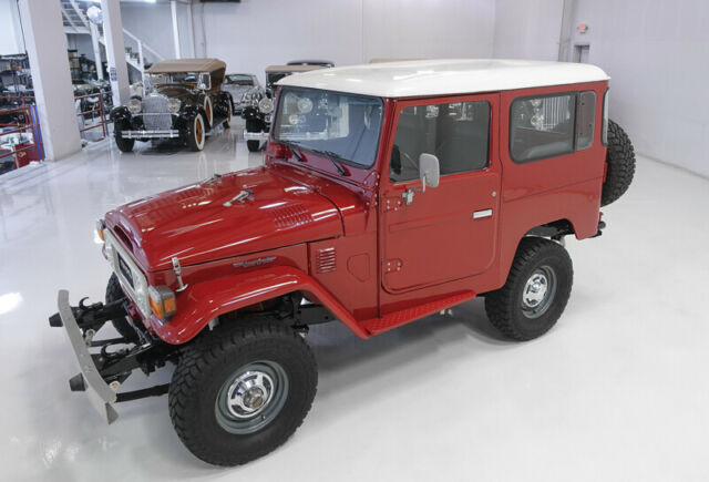 1982 Fireborn Red Toyota Land Cruiser SUV