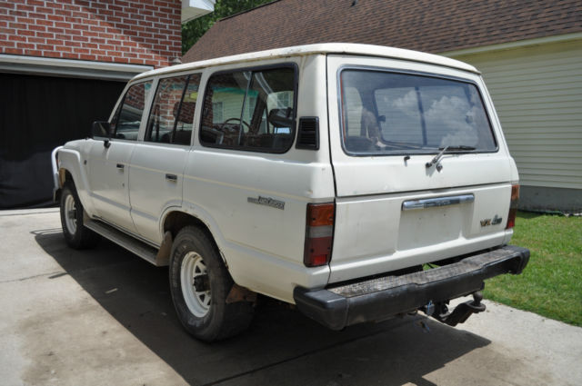 1982 White Toyota Land Cruiser SUV