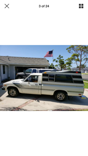 1982 White Toyota Tundra Standard Cab Pickup