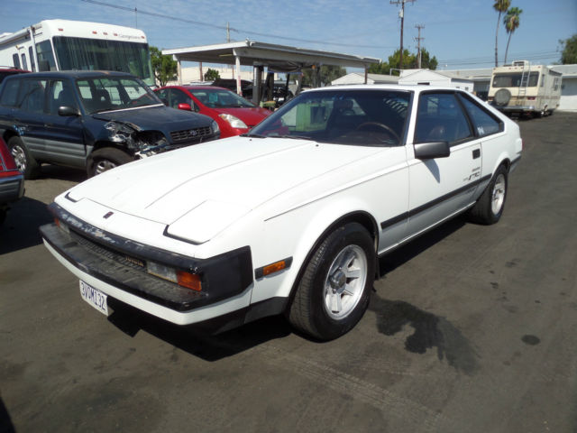 1982 White Toyota Supra Coupe