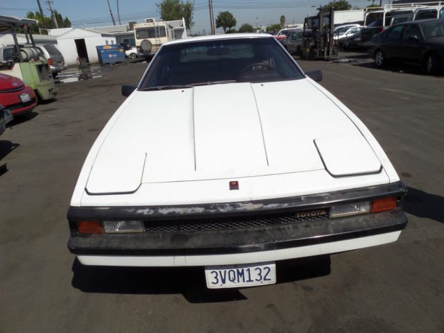 1982 White Toyota Supra Coupe