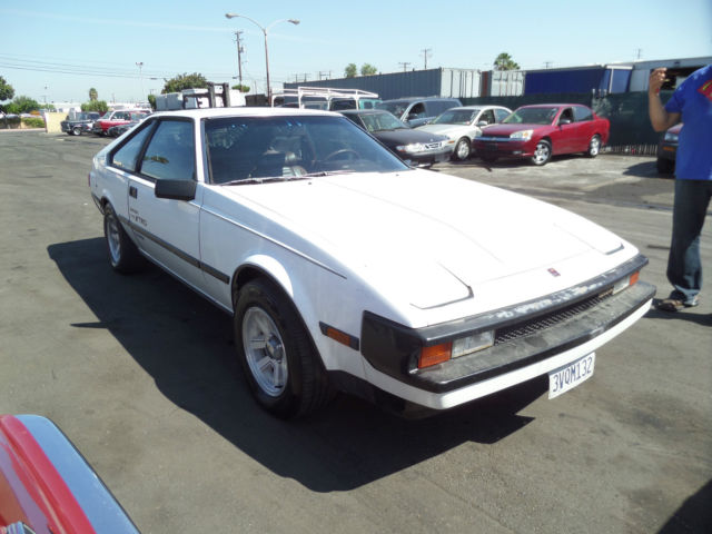 1982 White Toyota Supra Coupe