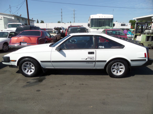 1982 White Toyota Supra Coupe