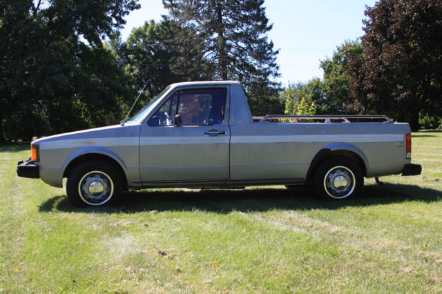 1982 Silver Volkswagen Pickup Standard Cab Pickup