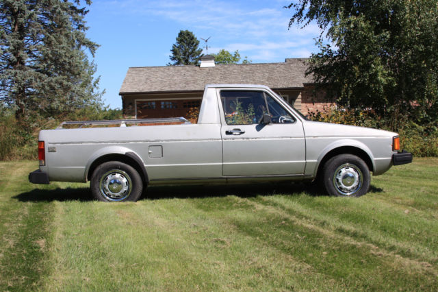 1982 Silver Volkswagen Pickup Standard Cab Pickup