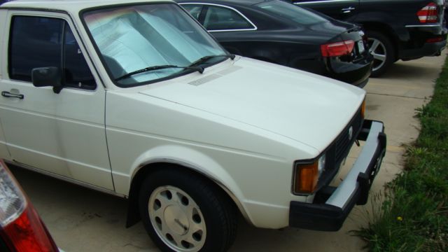 1982 White Volkswagen Rabbit Standard Cab Pickup