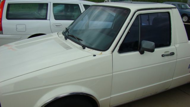 1982 White Volkswagen Rabbit Standard Cab Pickup