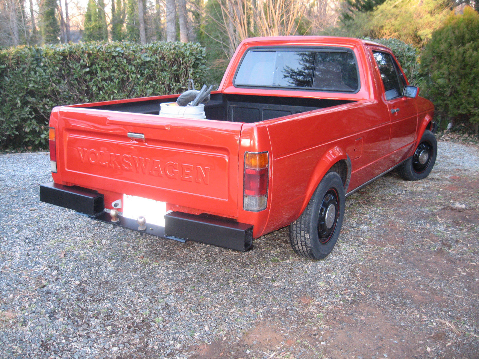 1982 ORANGE MET Volkswagen Rabbit PICK UP