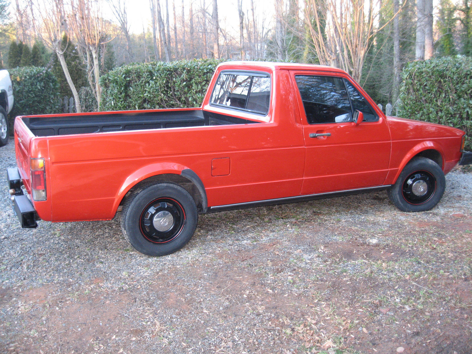 1982 ORANGE MET Volkswagen Rabbit PICK UP
