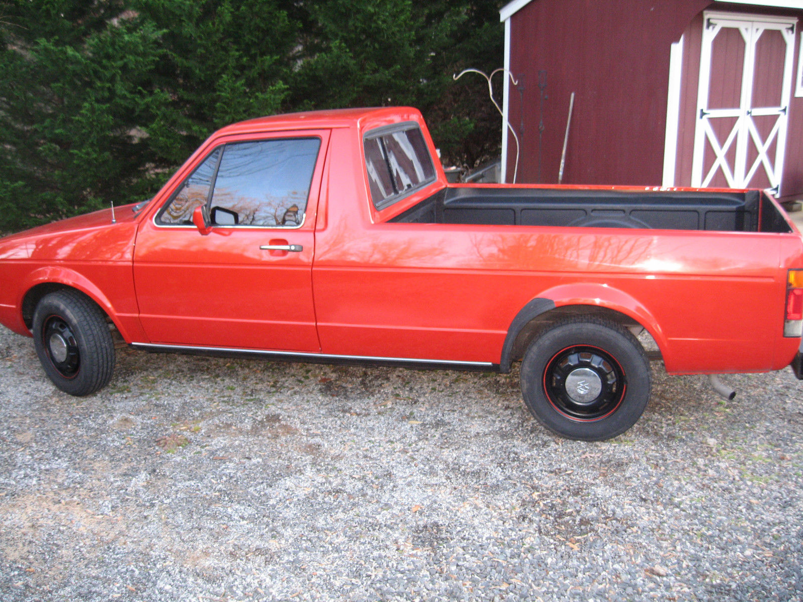 1982 ORANGE MET Volkswagen Rabbit PICK UP