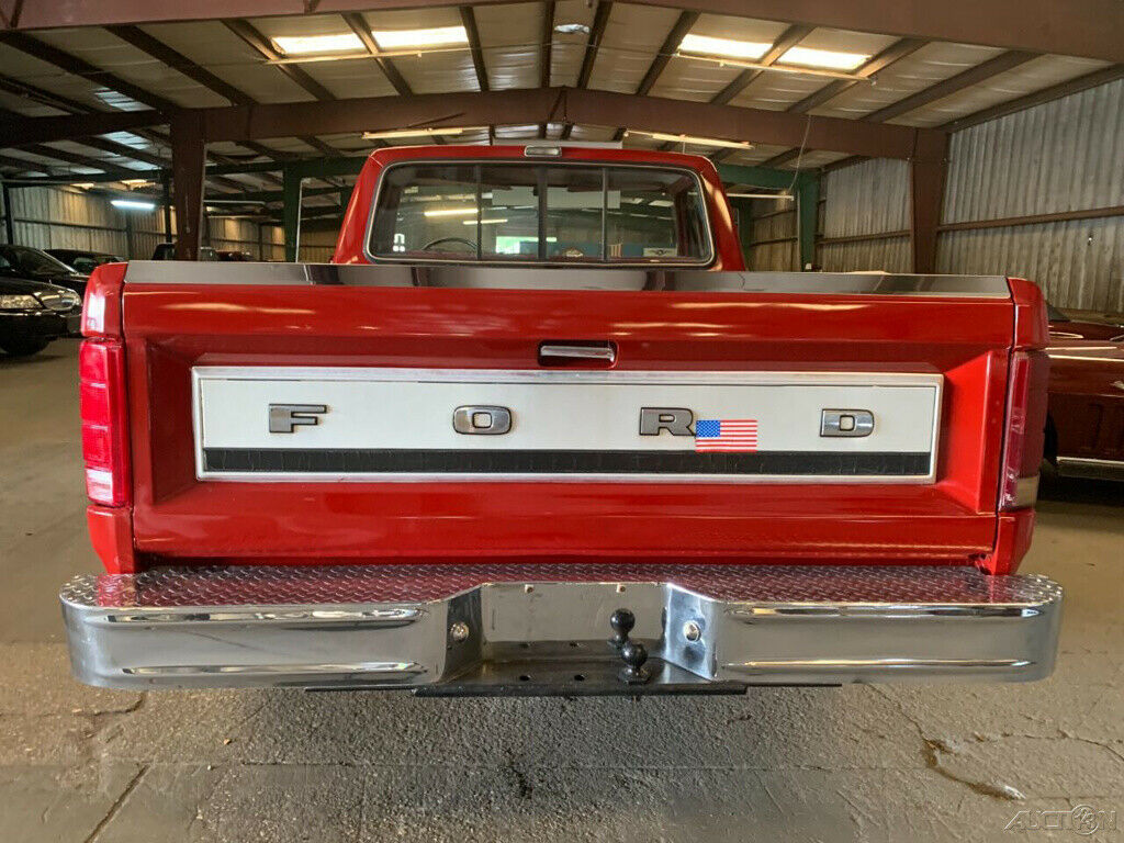 1982 Red Ford F-100 Pickup Truck