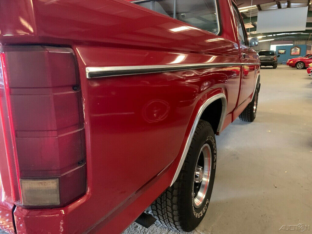 1982 Red Ford F-100 Pickup Truck