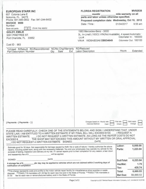 1983 White Mercedes-Benz 300-Series Sedan