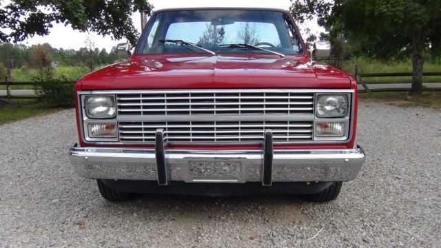 1983 Red Chevrolet C/K Pickup 1500 Standard Cab Pickup