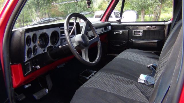 1983 Red Chevrolet C/K Pickup 1500 Standard Cab Pickup