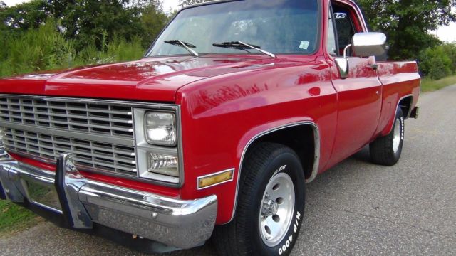 1983 Red Chevrolet C/K Pickup 1500 Standard Cab Pickup
