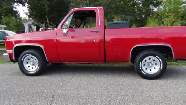 1983 Red Chevrolet C/K Pickup 1500 Standard Cab Pickup