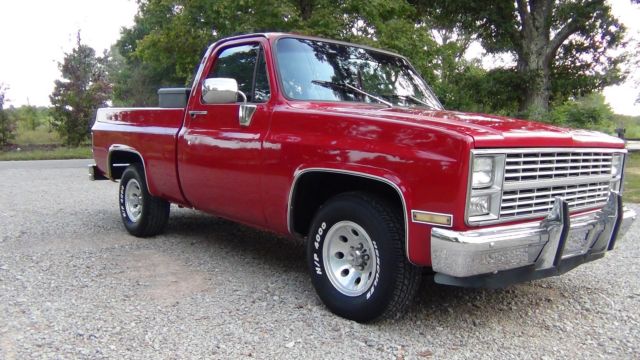 1983 Red Chevrolet C/K Pickup 1500 Standard Cab Pickup