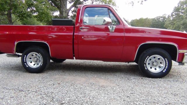 1983 Red Chevrolet C/K Pickup 1500 Standard Cab Pickup