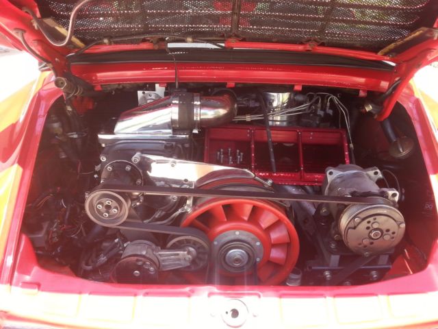 1983 Red Porsche 911 Convertible